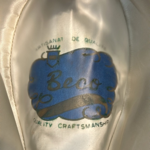 BECO Gray Tweed Mens Fedora Hat with Feathers Made in Korea, Vintage - Picture 10 of 12